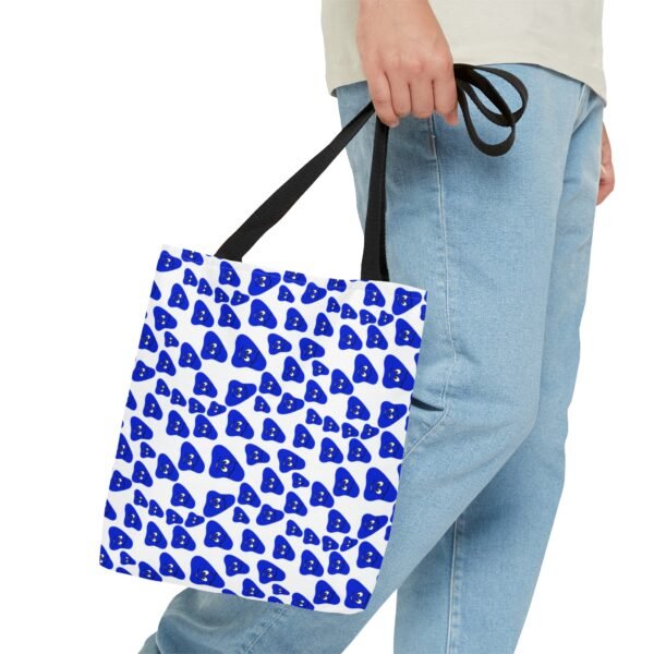 Blue Been Tote Bag (AOP) - Image 12