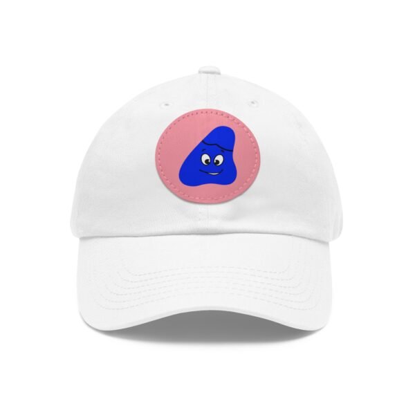 Blue Been Dad Hat with Leather Patch (Round) - Image 13