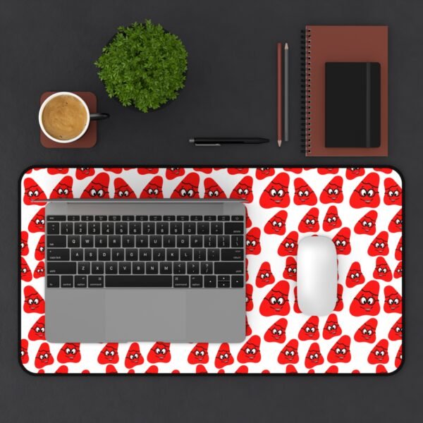 Red Been Desk Mat - Image 7