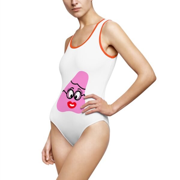 Pink Been Women's Classic One-Piece Swimsuit (AOP) - Image 16