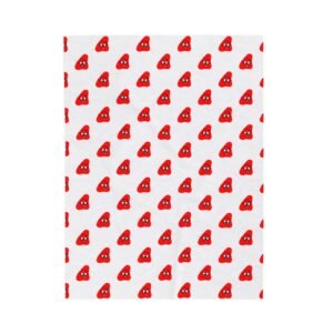Red Been Velveteen Plush Blanket