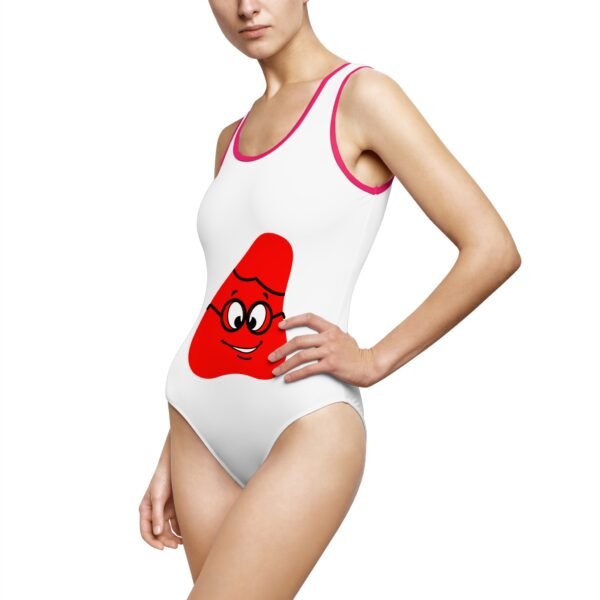 Red Been Women's Classic One-Piece Swimsuit (AOP) - Image 36