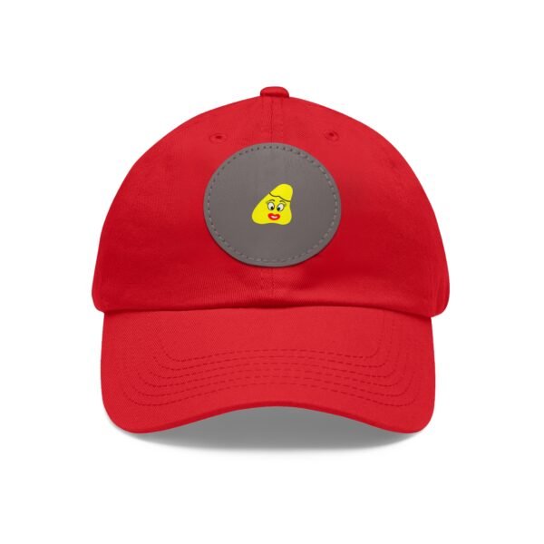 Yellow Been Dad Hat with Leather Patch (Round) - Image 21
