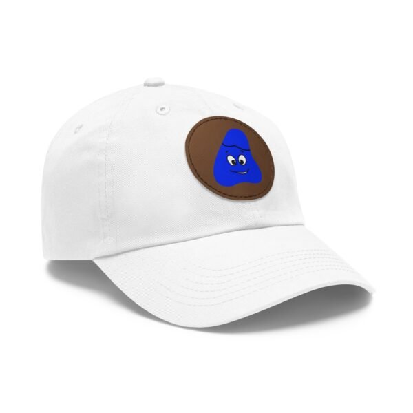 Blue Been Dad Hat with Leather Patch (Round) - Image 10