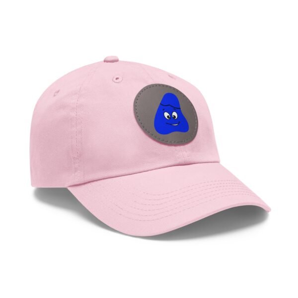 Blue Been Dad Hat with Leather Patch (Round) - Image 70