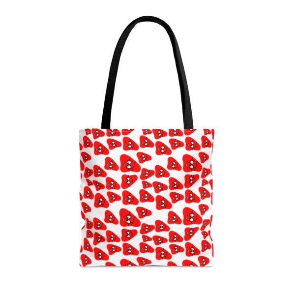 Red Been Tote Bag (AOP) - Image 5