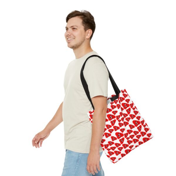 Red Been Tote Bag (AOP) - Image 7