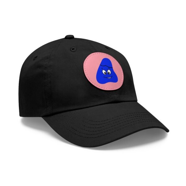 Blue Been Dad Hat with Leather Patch (Round) - Image 46
