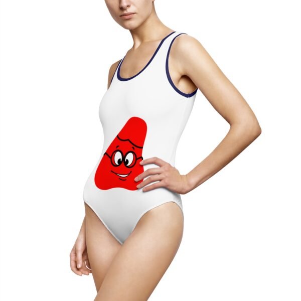 Red Been Women's Classic One-Piece Swimsuit (AOP) - Image 28