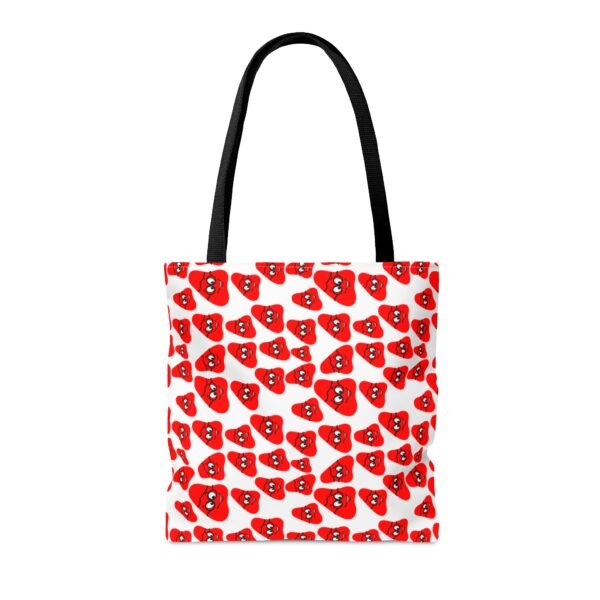 Red Been Tote Bag (AOP) - Image 6