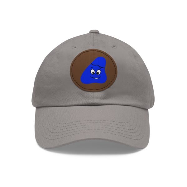 Blue Been Dad Hat with Leather Patch (Round) - Image 89