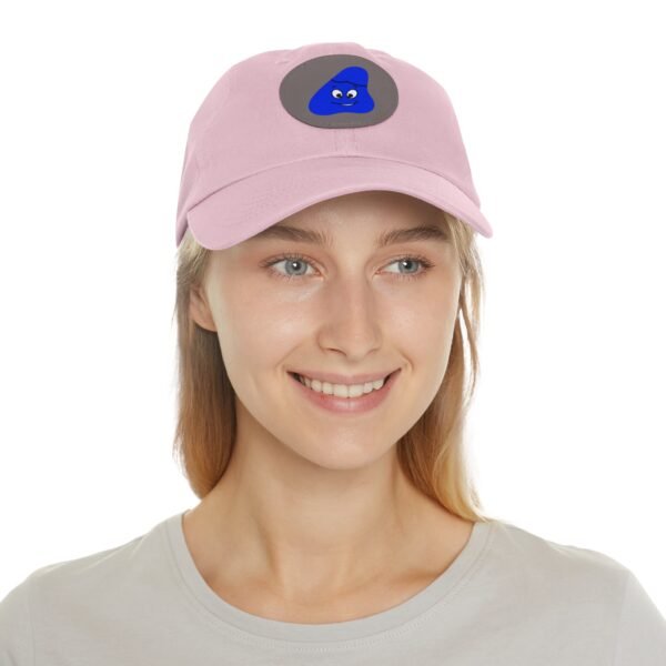 Blue Been Dad Hat with Leather Patch (Round) - Image 72