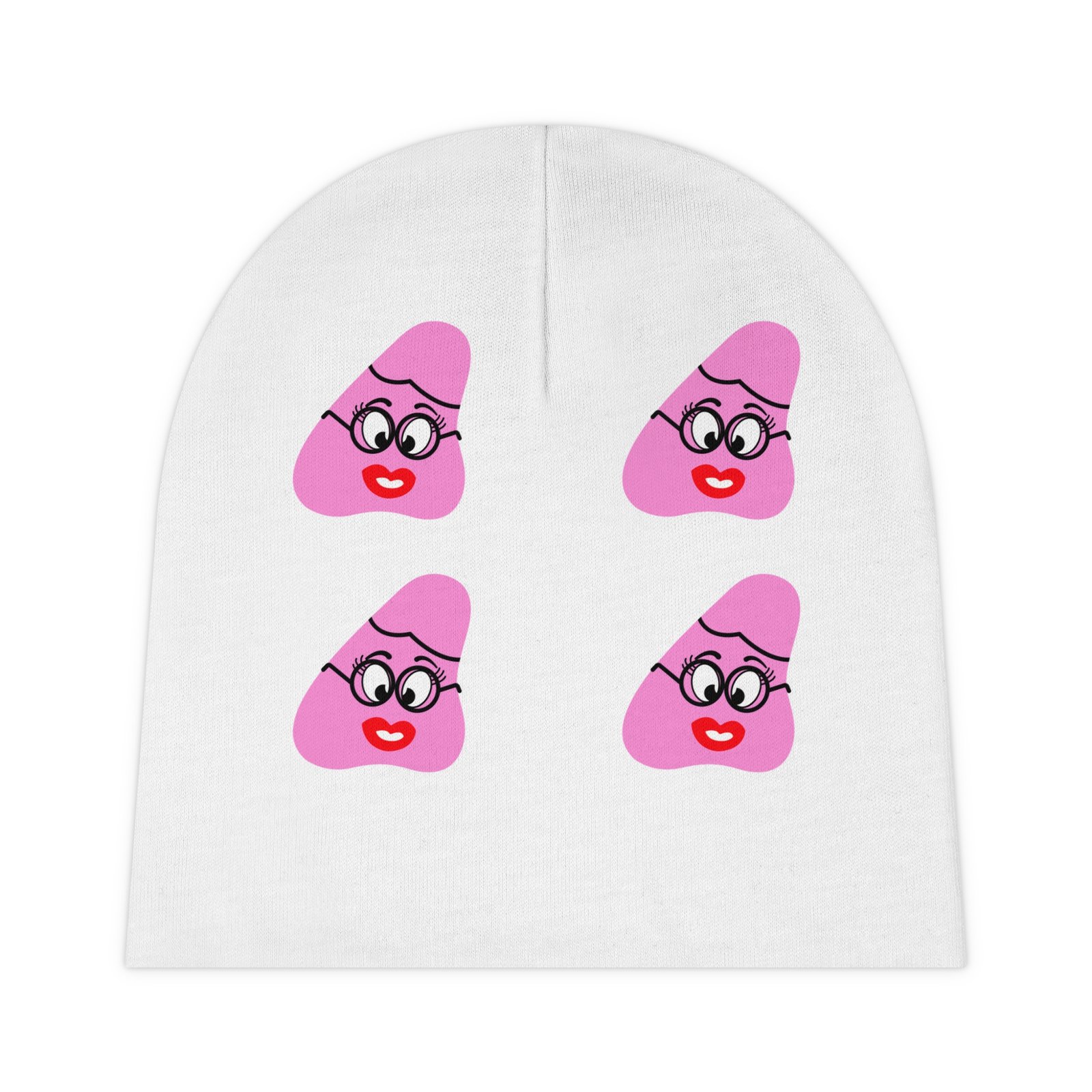 Pink Been (2) Baby Beanie (AOP) - Image 2