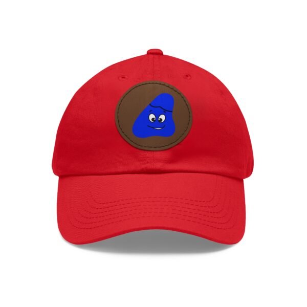 Blue Been Dad Hat with Leather Patch (Round) - Image 25