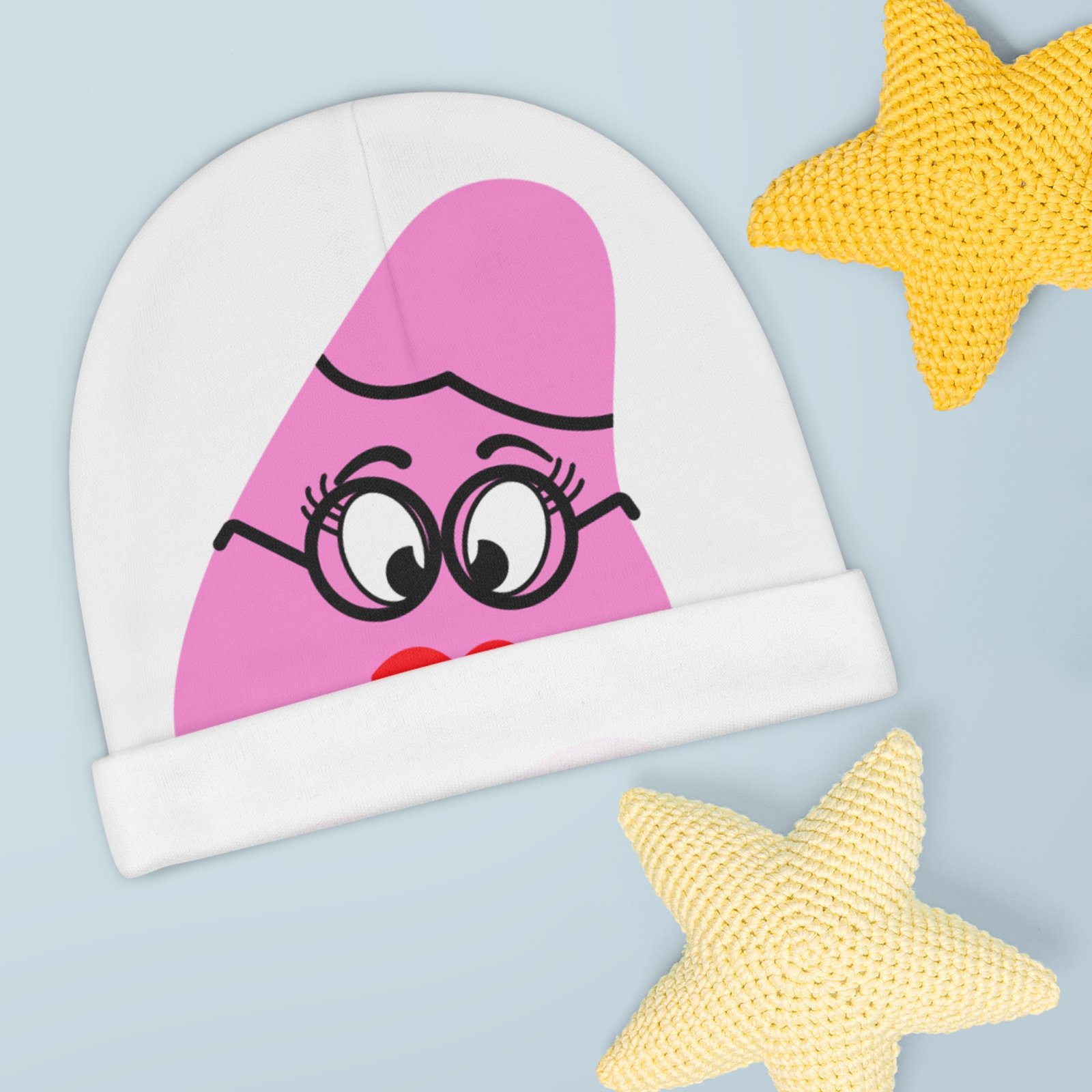 Pink Been (1)Baby Beanie (AOP) - Image 3