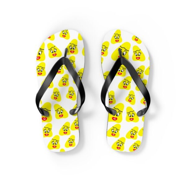 Yellow Been Flip Flops