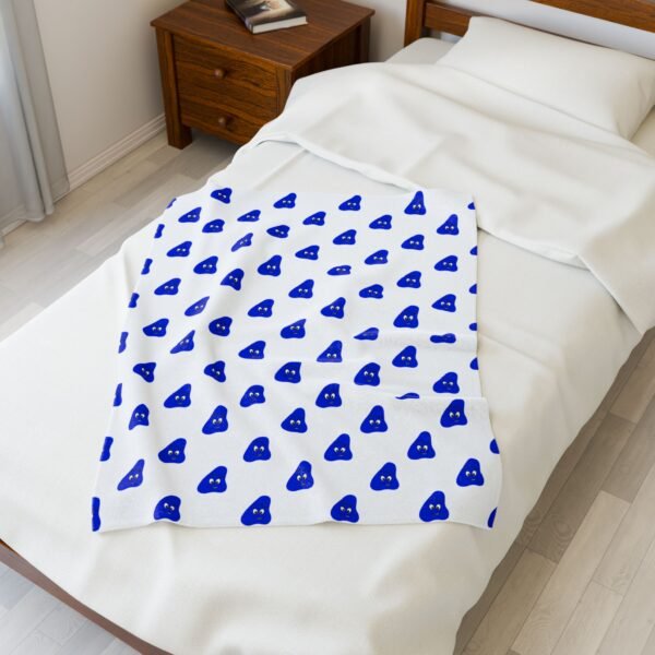 Blue Been Velveteen Plush Blanket - Image 3