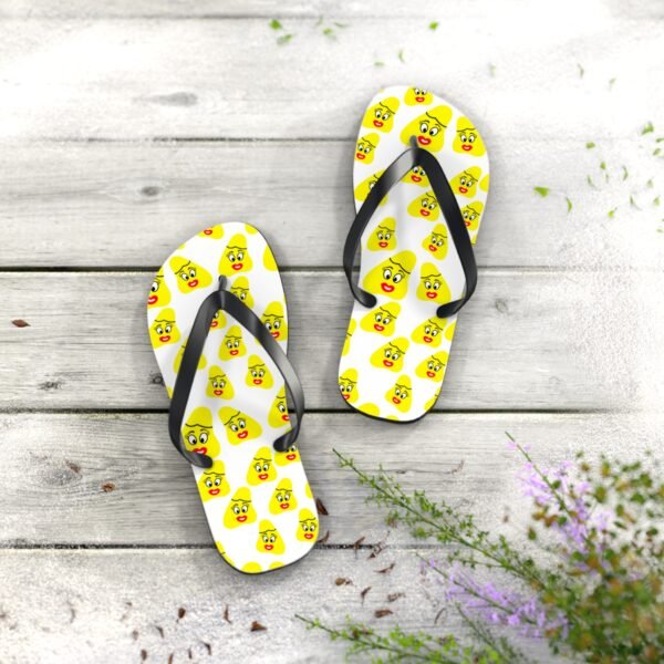 Yellow Been Flip Flops - Image 8