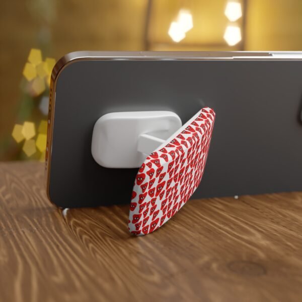 Red Been Phone Click-On Grip - Image 7