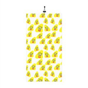 Yellow Been Winter Neck Gaiter With Drawstring