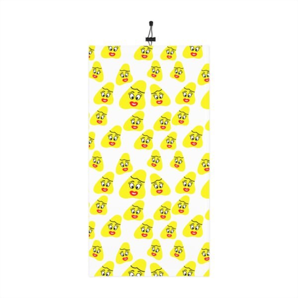 Yellow Been Winter Neck Gaiter With Drawstring