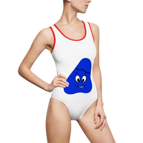 Blue Been Women's Classic One-Piece Swimsuit (AOP) - Image 5
