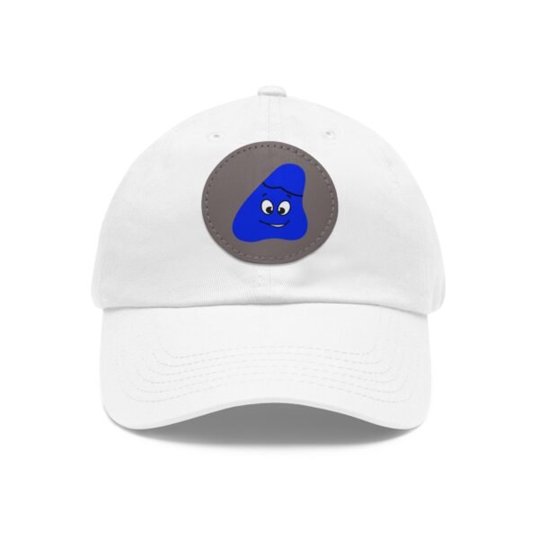 Blue Been Dad Hat with Leather Patch (Round) - Image 5