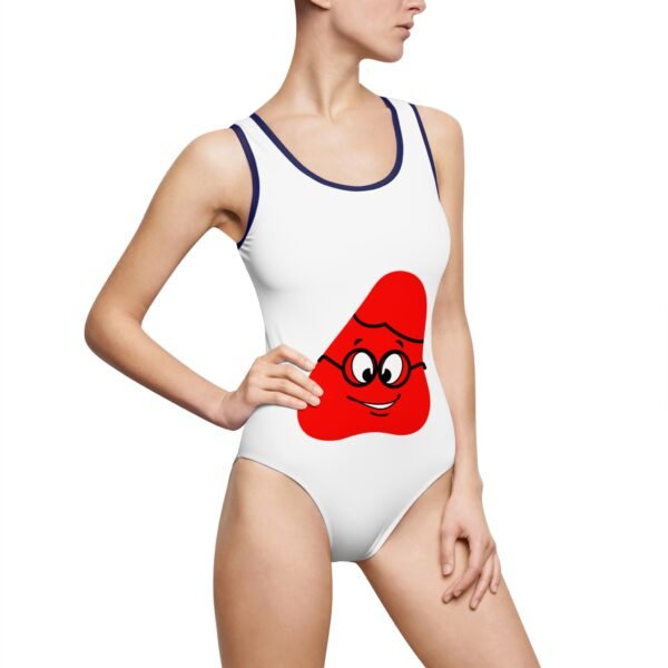 Red Been Women's Classic One-Piece Swimsuit (AOP) - Image 25
