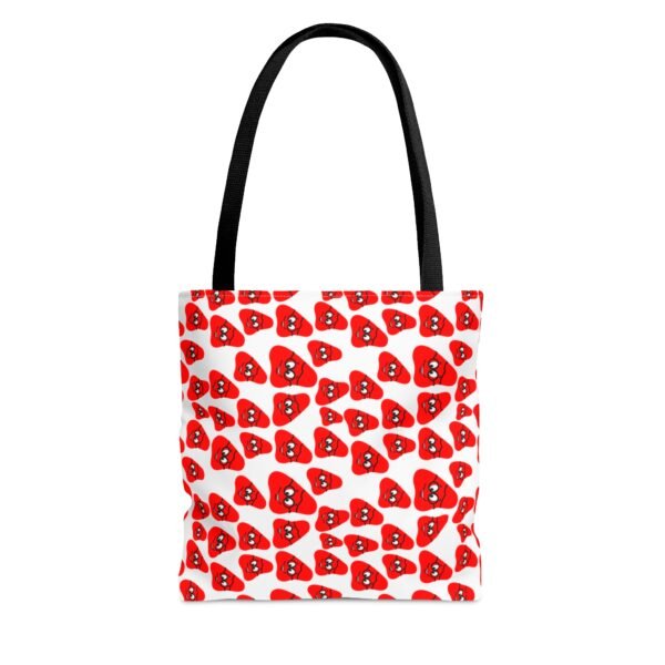 Red Been Tote Bag (AOP) - Image 9