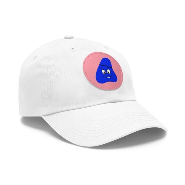 Blue Been Dad Hat with Leather Patch (Round) - Image 14