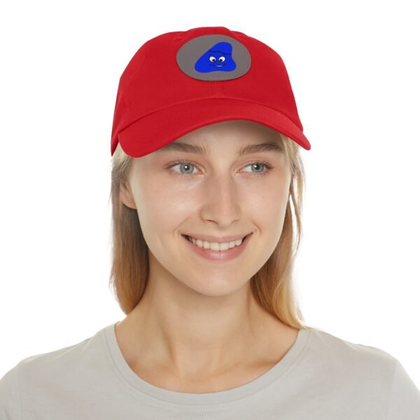Blue Been Dad Hat with Leather Patch (Round) - Image 24
