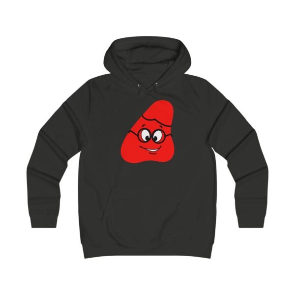 Red Been Girlie College Hoodie - Image 7