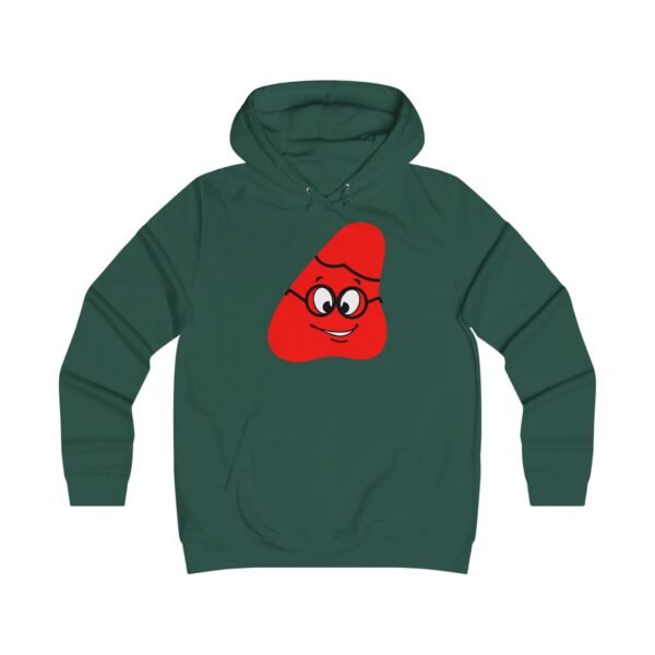 Red Been Girlie College Hoodie - Image 9