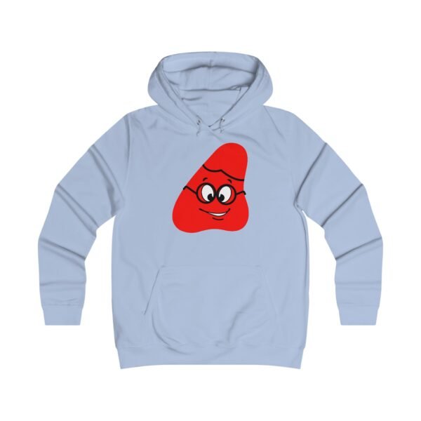 Red Been Girlie College Hoodie - Image 11