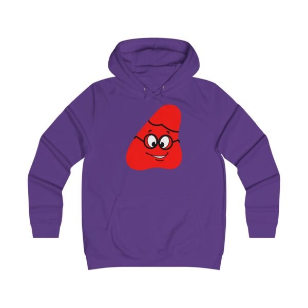 Red Been Girlie College Hoodie - Image 15