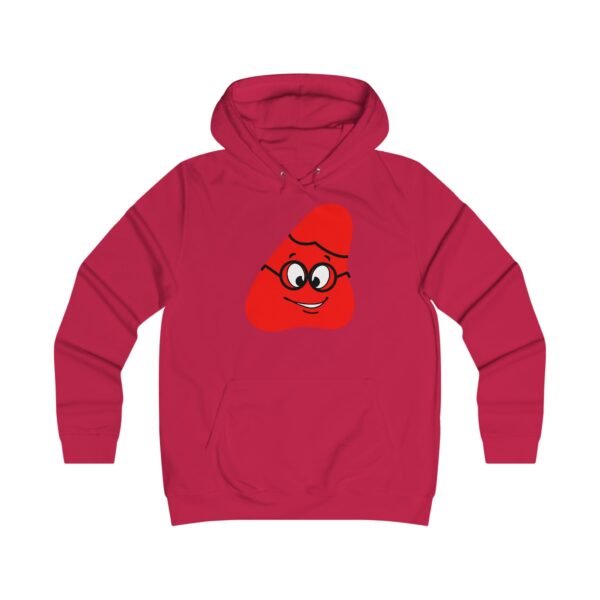 Red Been Girlie College Hoodie - Image 17