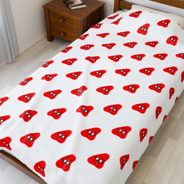 Red Been Velveteen Plush Blanket - Image 11