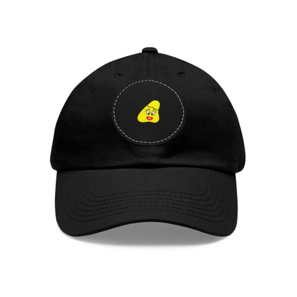Yellow Been Dad Hat with Leather Patch (Round) - Image 33