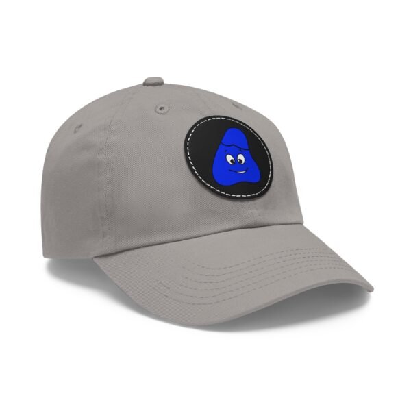 Blue Been Dad Hat with Leather Patch (Round) - Image 82