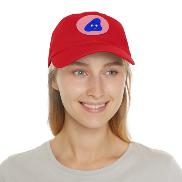 Blue Been Dad Hat with Leather Patch (Round) - Image 32