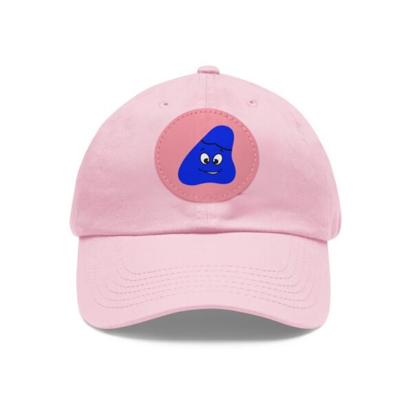 Blue Been Dad Hat with Leather Patch (Round) - Image 77