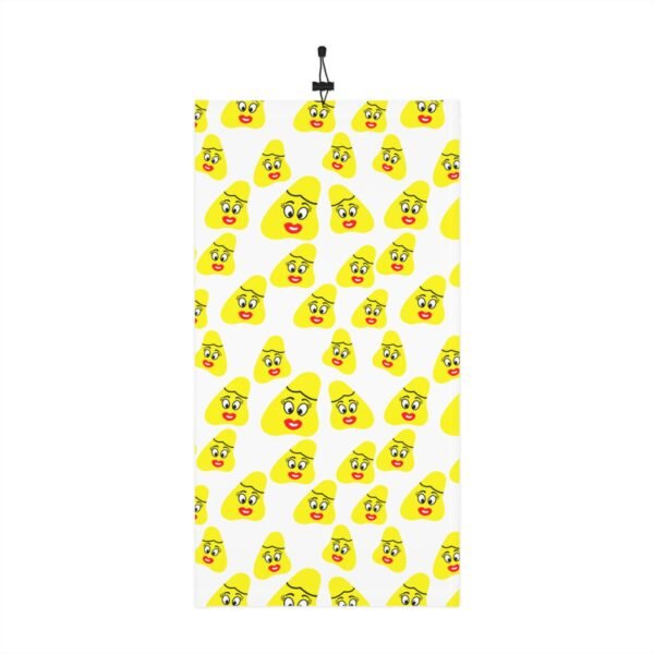 Yellow Been Winter Neck Gaiter With Drawstring - Image 2