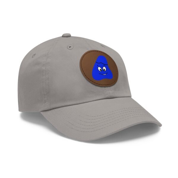 Blue Been Dad Hat with Leather Patch (Round) - Image 90