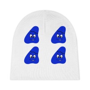 Blue Been (2)Baby Beanie (AOP)