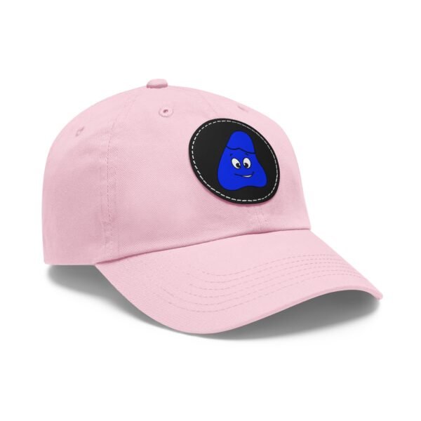 Blue Been Dad Hat with Leather Patch (Round) - Image 66