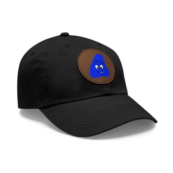 Blue Been Dad Hat with Leather Patch (Round) - Image 42