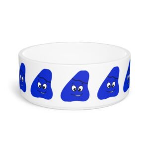 Blue Been Pet Bowl