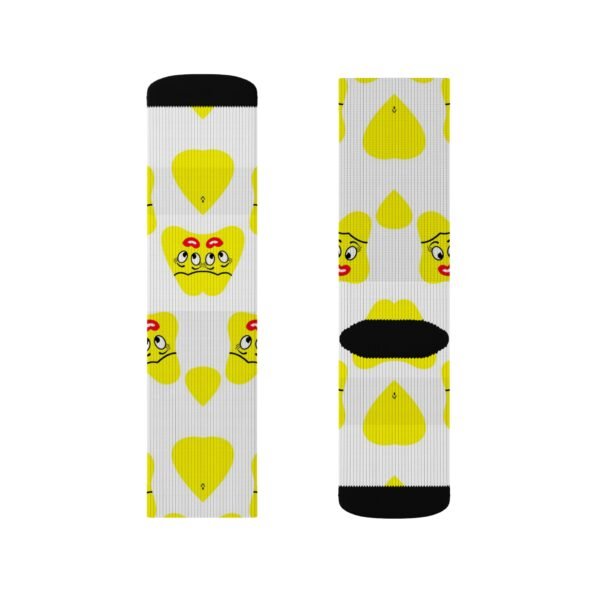 Yellow Been Sublimation Socks - Image 11