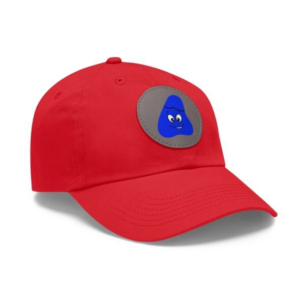 Blue Been Dad Hat with Leather Patch (Round) - Image 22