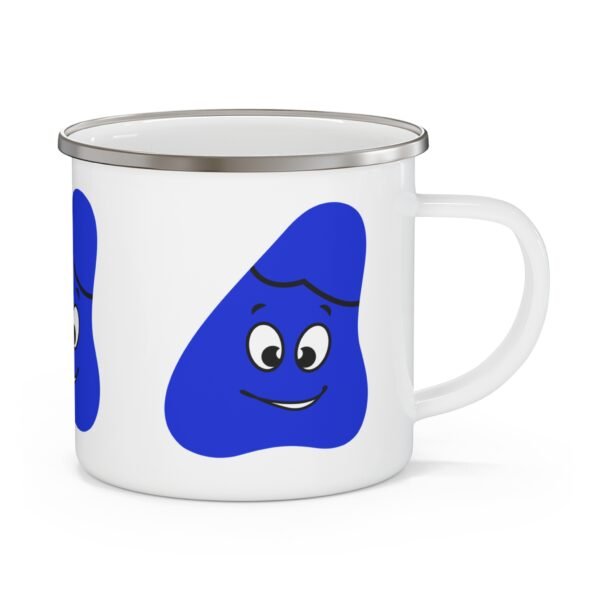 Blue Been Enamel Camping Mug - Image 2